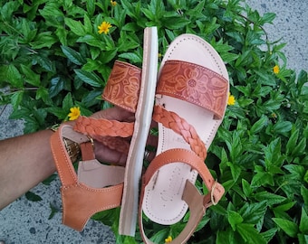 Huarache Sandal ~ All Sizes Boho - Hippie Vintage ~ Mexican Style ~ Colorful Leather ~ Mexican Huaraches -Summer shoes