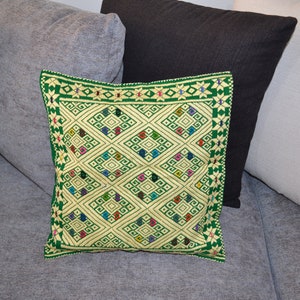 Mexican Embroidered Pillow ~ Colorful Handmade Pillow ~ Throw Pillow ~ Pillow Cover ~ Mexican Decor ~ Chiapas Pillow ~ Cushion ~ Home Décor