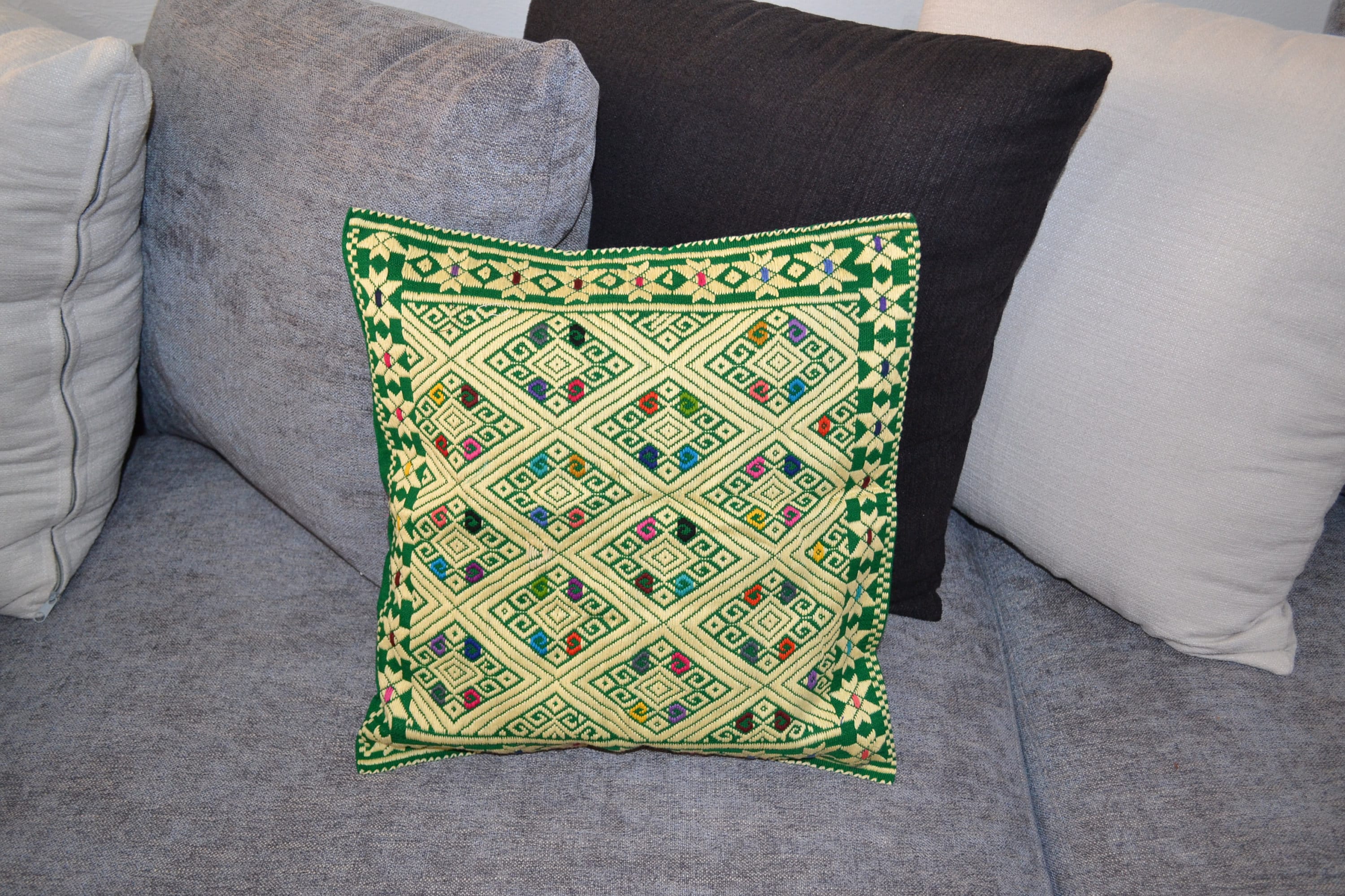 Mexican style top throw pillows