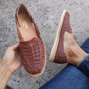 Sandalia Huarache ~ Todas las Tallas Boho- Hippie Vintage ~ Estilo Mexicano ~ Cuero Colorido ~ Huaraches Mexicanos