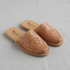 Mexican Huarache Sandals – Handmade Leather Slip-ons, Mule Style image 7