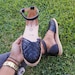 Black Huarache Sandal ~ All Sizes Boho- Hippie Vintage ~ Mexican Style ~ Colorful Leather ~ Mexican Huaraches 