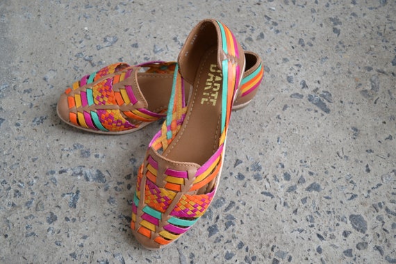 colorful huaraches sandals