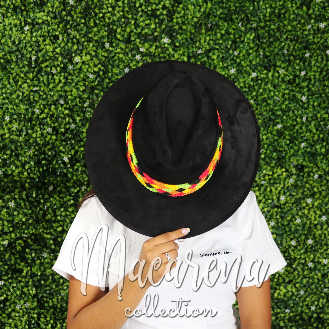 Hand Embroidered Mexican Artisan Hat ~ Women display picture 2