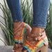 Huarache Sandal ~ All Sizes Boho- Hippie Vintage ~ Mexican Style ~ Colorful Leather ~ Mexican Huaraches 