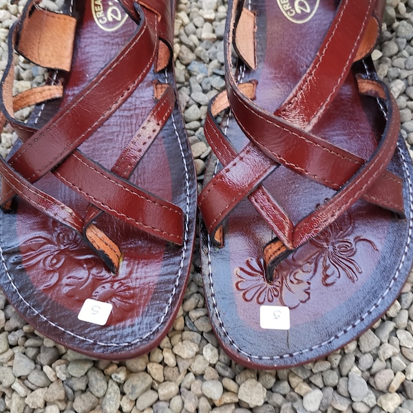 Sandalias Huarache de cuero hechas a mano – Estilo bohemio mexicano