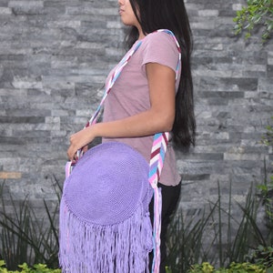 Ethnic Cloth Shoulder Bag ~ Vintage Style Bag ~ Handmade Bag ~ Handwoven Bag ~ Fabric Bag ~ Boho Bag ~ Hippie Bag ~Mexican Bag ~ Boho Gift