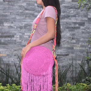 Ethnic Cloth Shoulder Bag ~ Vintage Style Bag ~ Handmade Bag ~ Handwoven Bag ~ Fabric Bag ~ Boho Bag ~ Hippie Bag ~Mexican Bag ~ Boho Gift
