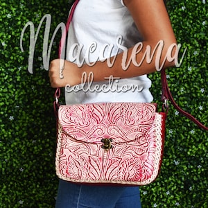 Leather bag - Crossbody leather bag - Wristlet clutch - Mexico leather bag - crossbody leather bag
