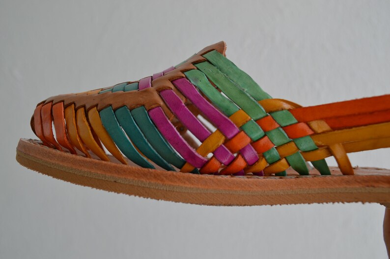 colorful huaraches sandals