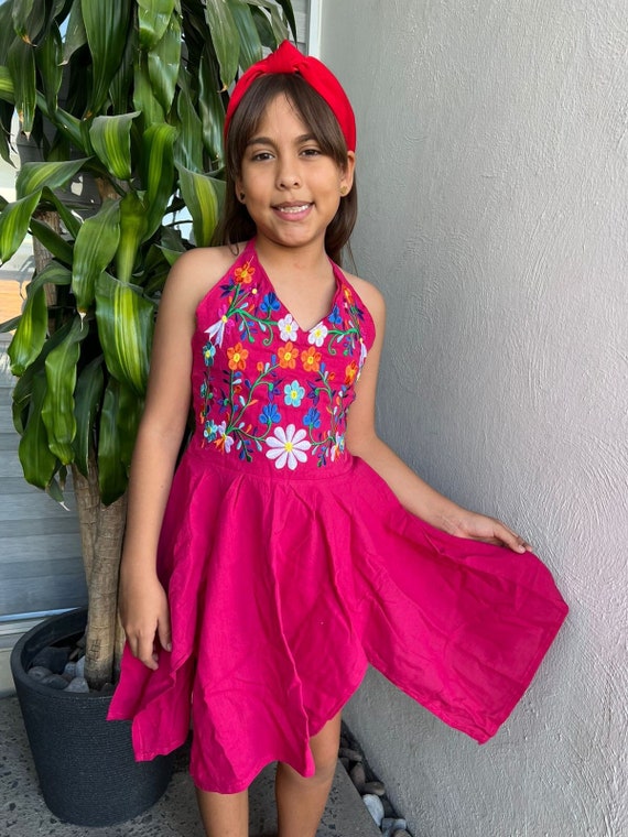 Vestido Mexicano de Niña Vestido Tradicional Mexicano con | Etsy México