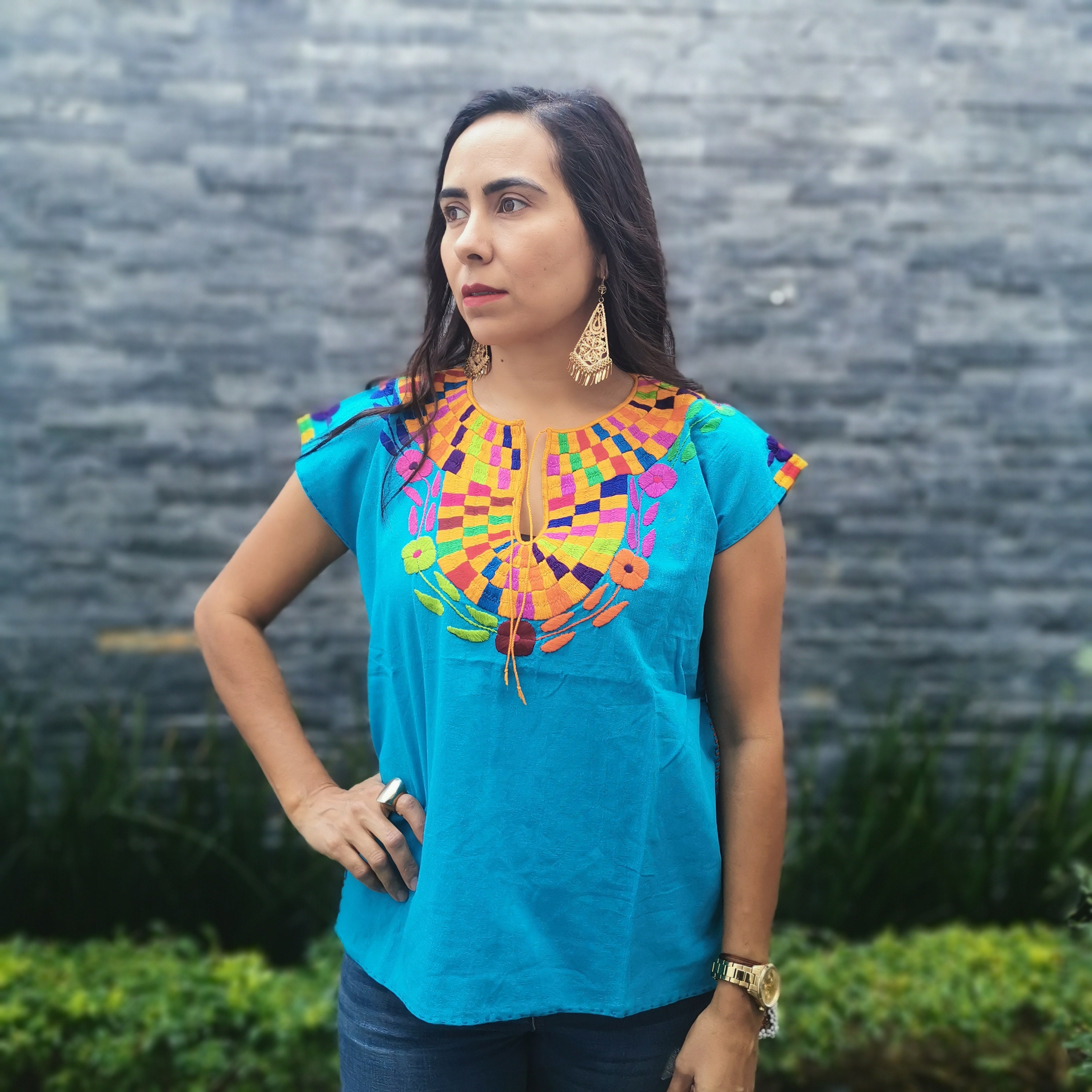 Traditional Mexican Shirt for Women Mexican Huipil Chiapas - Etsy