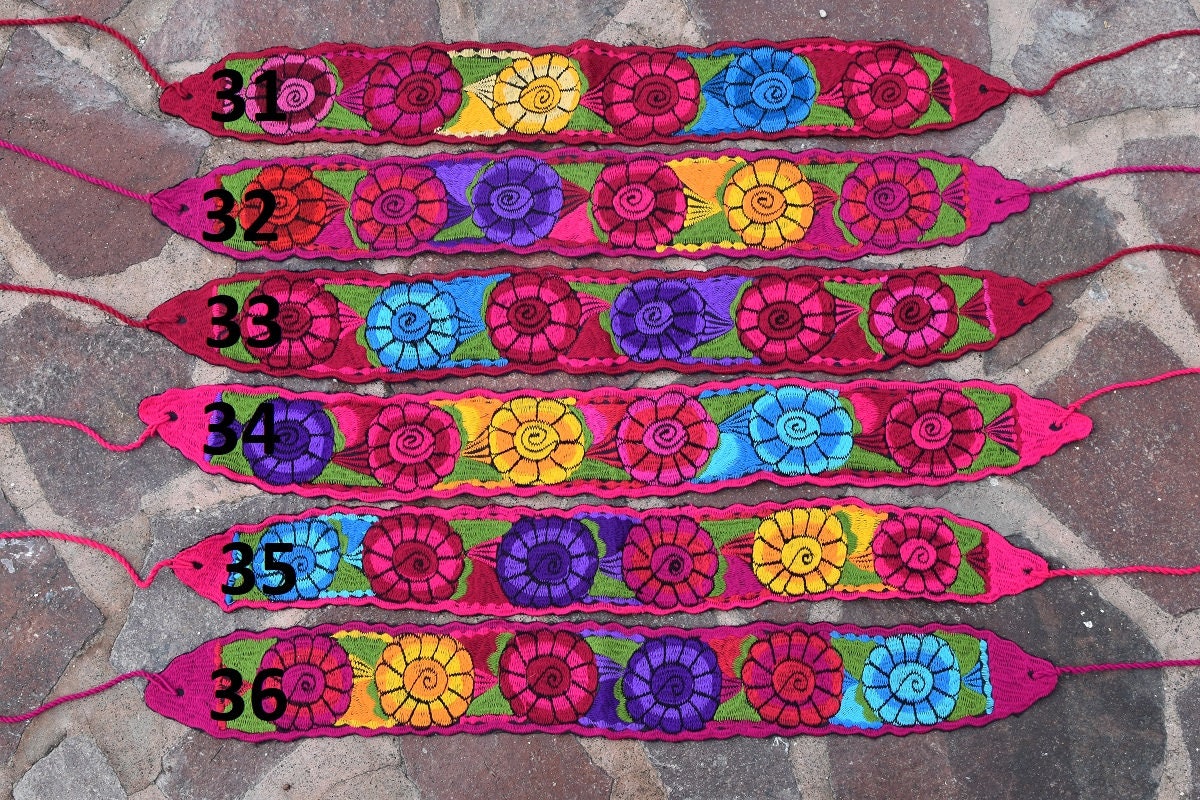 Mexican Sash Belt Solid Colorful Sash Hand Woven Boho Sash Etsy