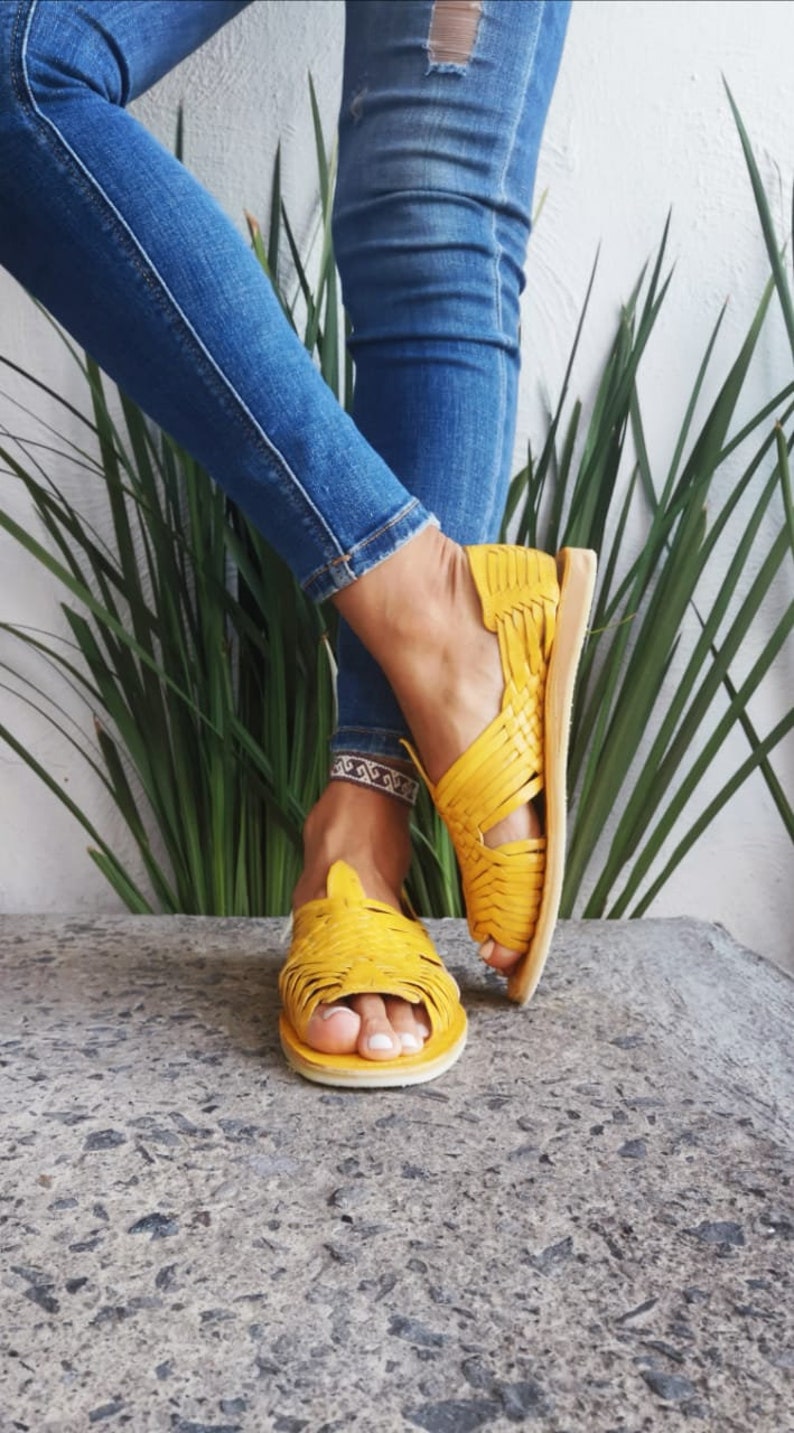 Colors Pachuco Mexican Huarache Sandal All Sizes Boho | Etsy