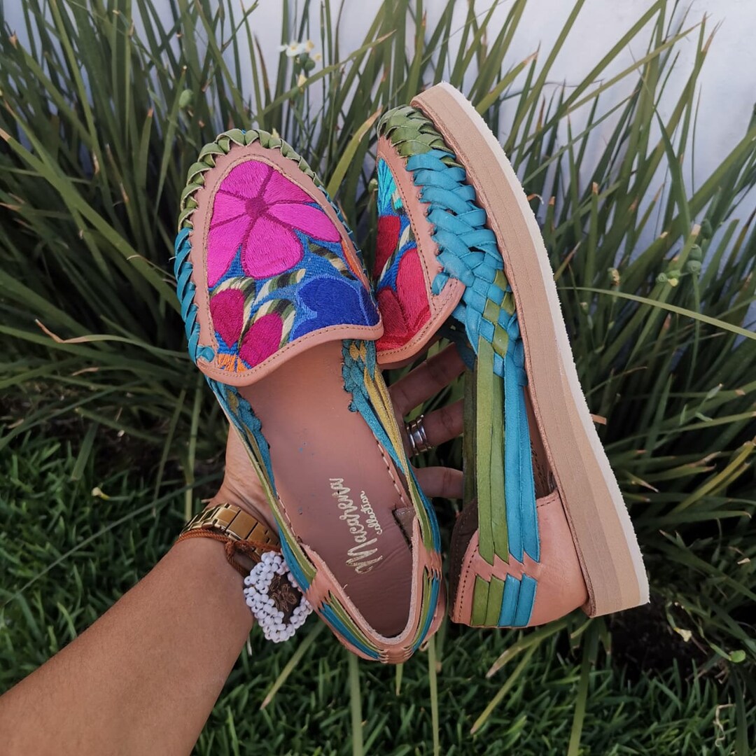 Huarache Sandal All Sizes Boho Hippie Vintage Mexican Style Colorful ...