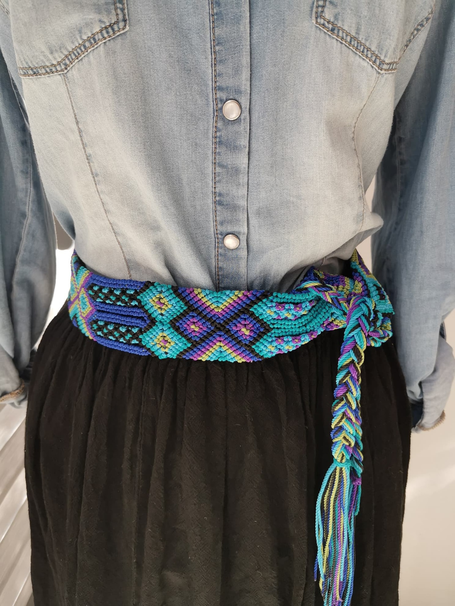 Mexican Sash Belt Solid Colorful Sash Hand Woven Boho Sash Etsy