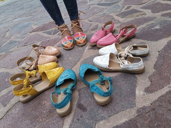 Huarache Sandal All Sizes Boho Hippie Vintage Mexican 