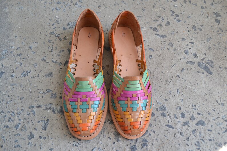 colorful huaraches sandals