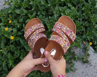 Girls' Handmade Huarache Sandal – Mexican Style Synthetic Kids Shoes