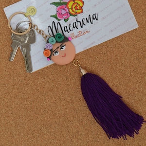 Keychain, key holder, Mexican keychain, hand painted keychain,  Keychain