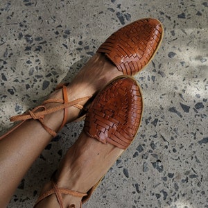 Huarache Sandale ~ Alle Größen Boho- Hippie Vintage ~ Mexican Style ~ Buntes Leder ~ Mexikanische Huaraches