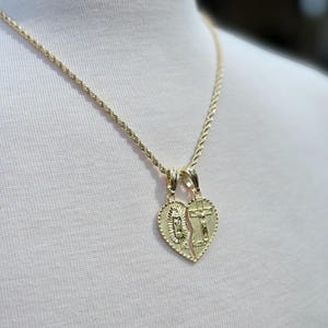 Gold Plating heart necklace for women,Gift for her.