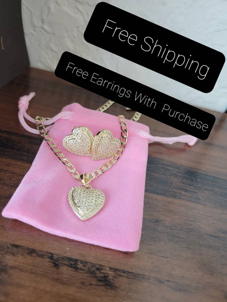 Xoxo hugs kisses micropave necklace  buy a necklace get pair of earri…