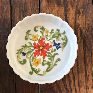 Limoges dish Limoges flower dish candy dish Limoges jewelry holder