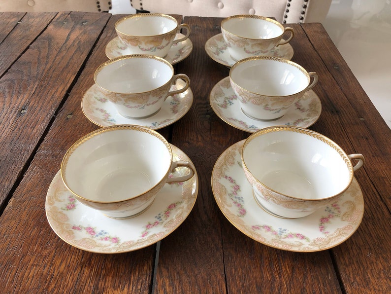 Haviland Limoges tea cups