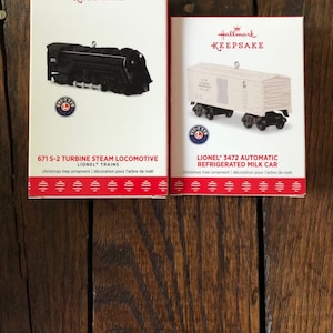 Hallmark Lionel train and milk car