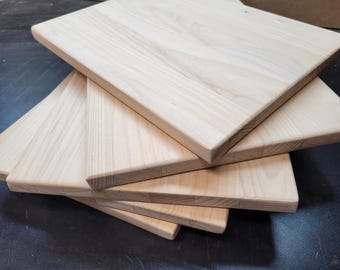 Bulk Wholesale order of 5 Alder cutting boards for laser engraving FAST SHIP! 10X13