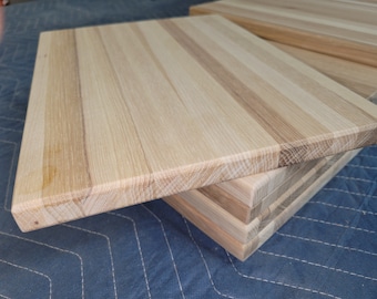 Bulk Wholesale order of 5 Hickory cutting boards for laser engraving FAST SHIP! 10X13