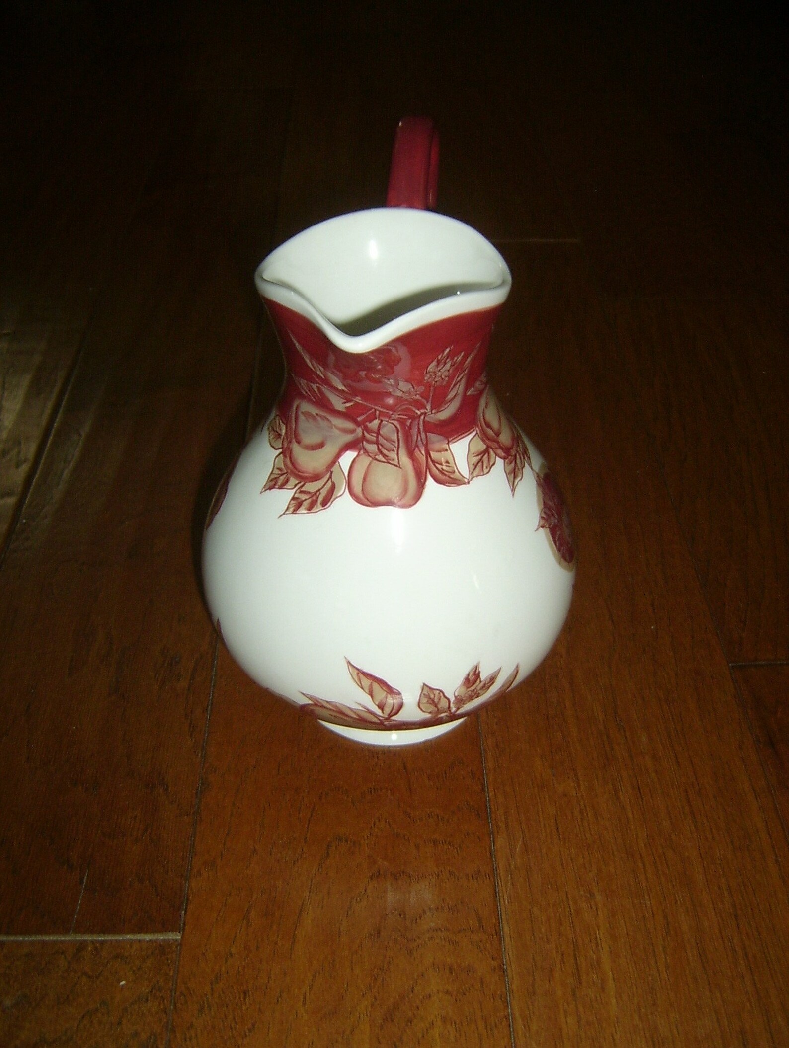 Waverly Garden Room Fruit Toile Water Pitcher Vintage | Etsy