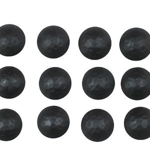 100-Pack Matte Black Decorative Clavos - Lightly Hammered Round Steel Nails For Rustic Door & Furniture Decor