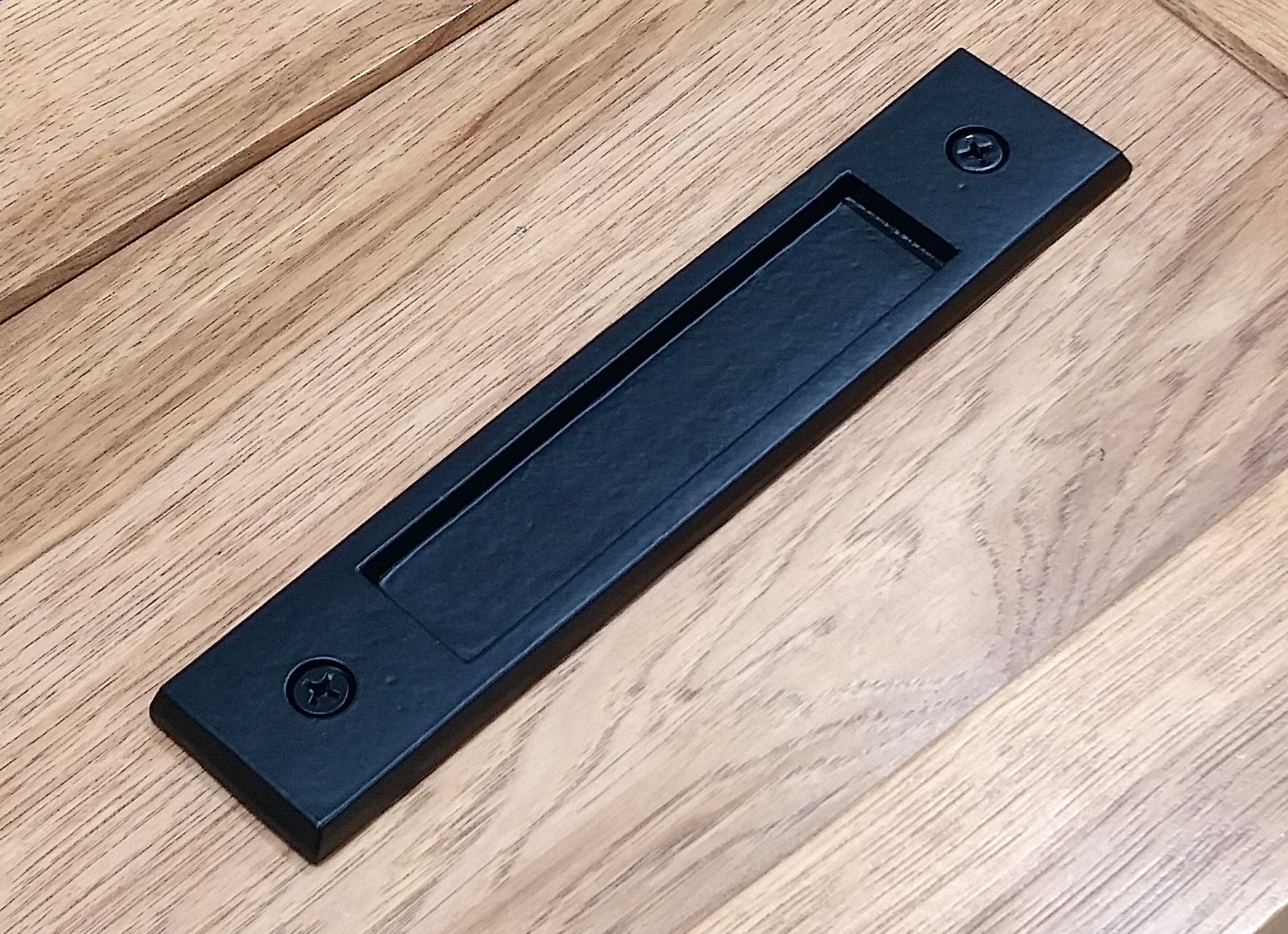 Smooth Flush Pull Easy Mount Sliding Door Pull Etsy