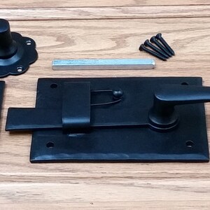 Gate Latch Kit Cottage Style with Levers Left Hand | Etsy