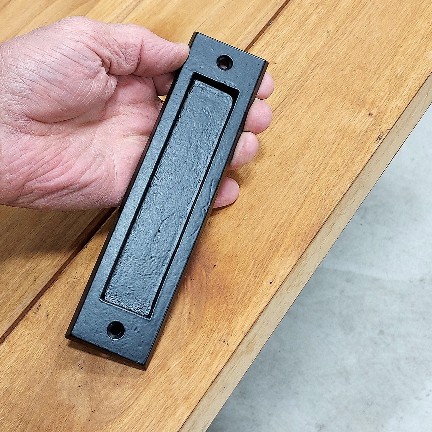 Finger Pull Flush Pull easy Mount Modern 7 Etsy