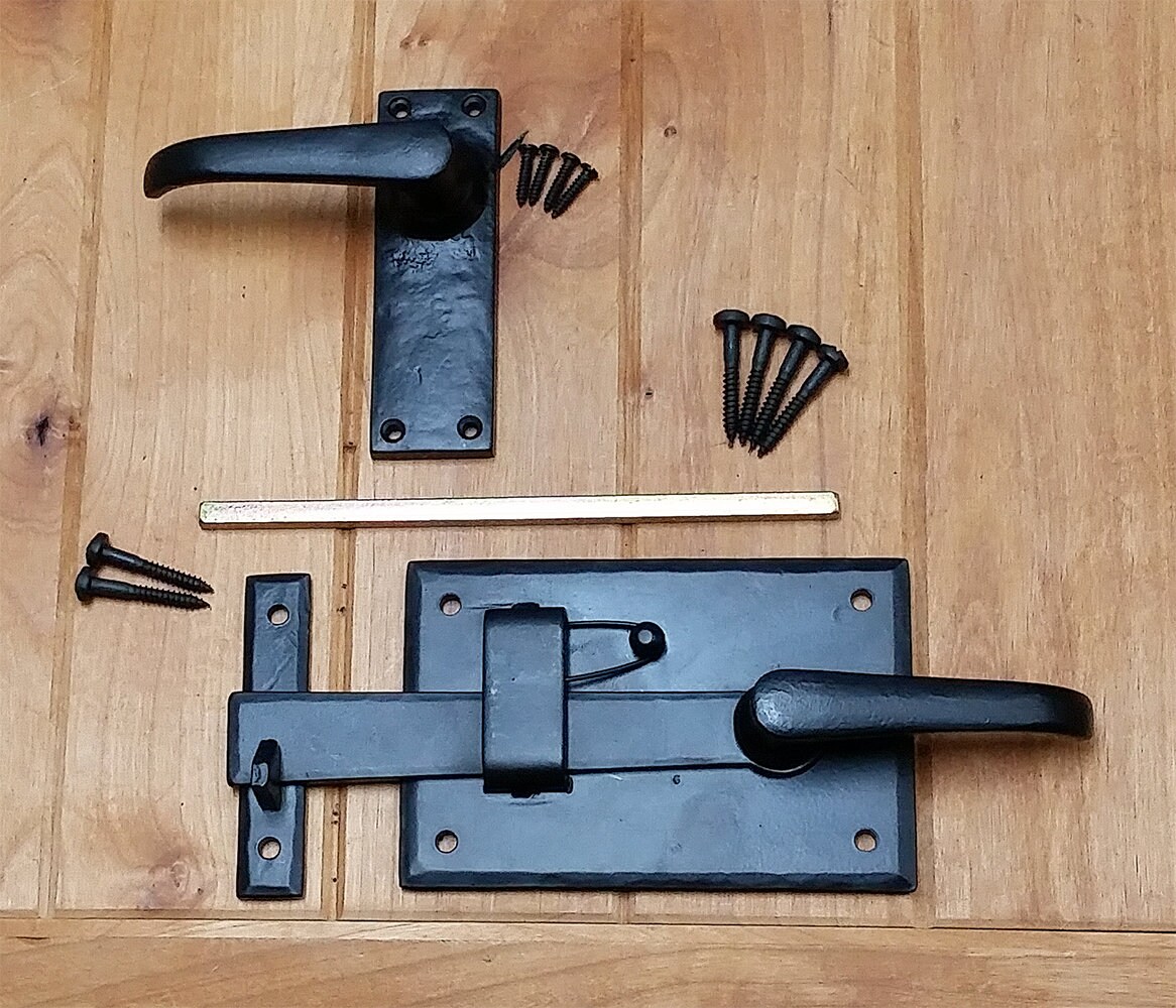 Gate Latch Kit Cottage Style With Levers left Hand for Etsy