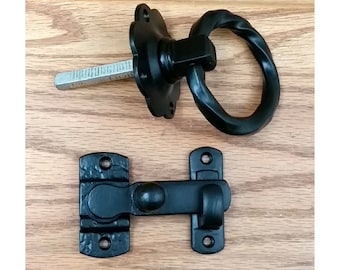 Swivel Latch and Twisted Ring Gate Latch Kit