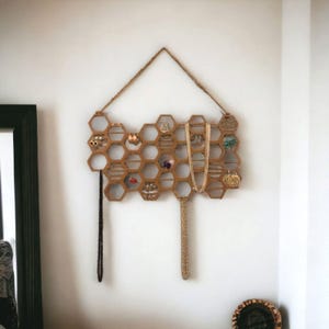 Honeycomb Earring Holder Display