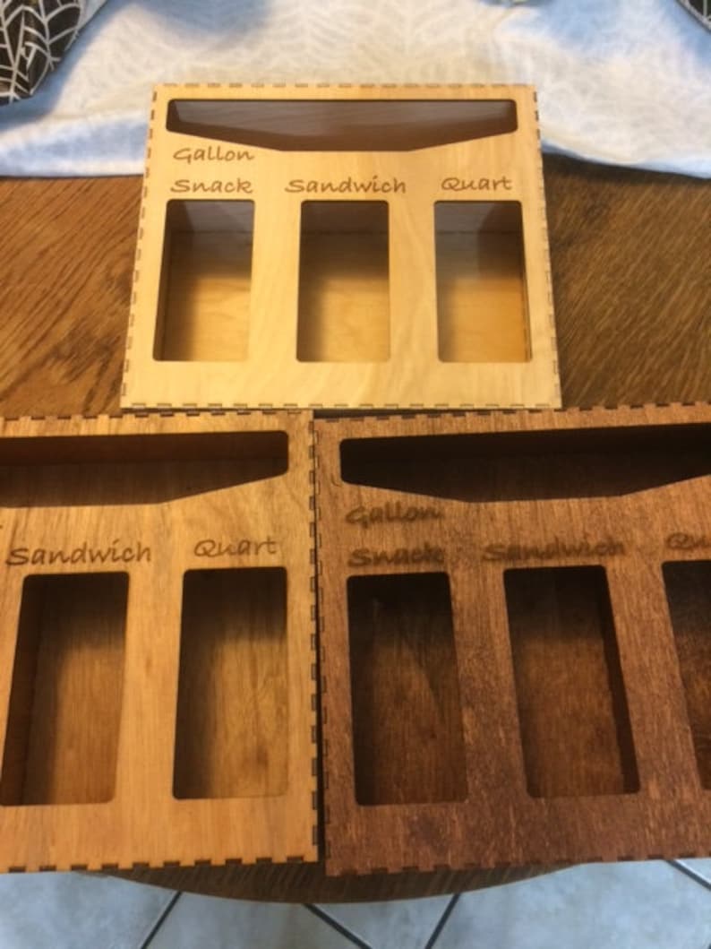 Customized Wooden Storage Bag Organizer Etsy