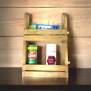 Under sink Kitchen Cleaner Storage Shelf, Household Cleaner Storage, Bathroom storage shelf