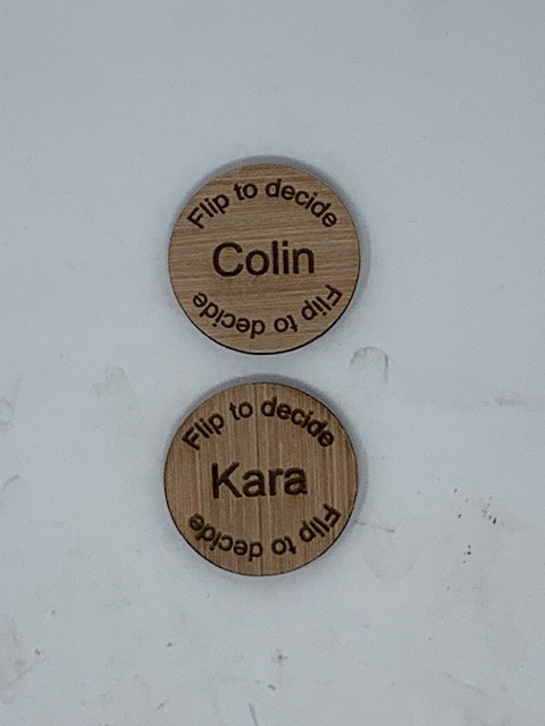 Decision Coin Flip to Decide Heads or Tails Etsy