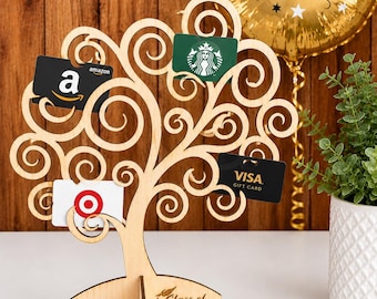 Versatile Gift Card Tree or Money Tree Holder graduation retirement birthday celebration
