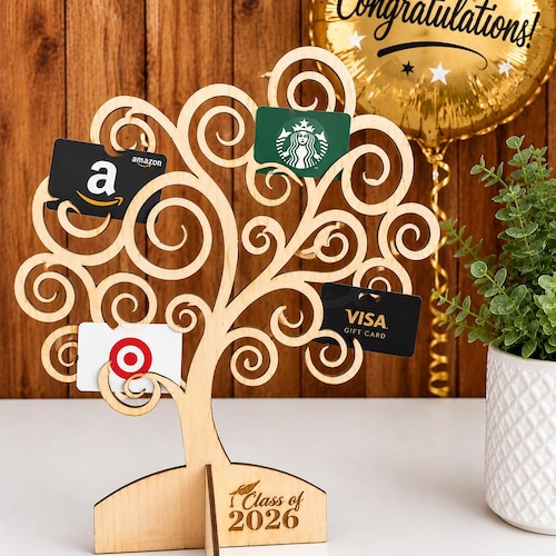 Versatile Gift Card Tree or Money Tree Holder Graduation Retirement Birthday  Celebration - Etsy