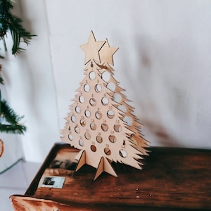 Adult Advent tree alcohol Personalized Mini bottle