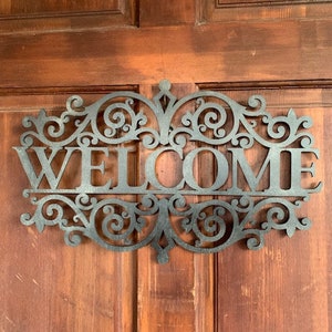 Elegant welcome sign, wall hanger, welcome