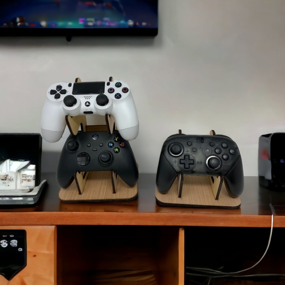 Controller Rack Unit Game Controller Rack, Organizer, Holder, Controller Stand - Etsy