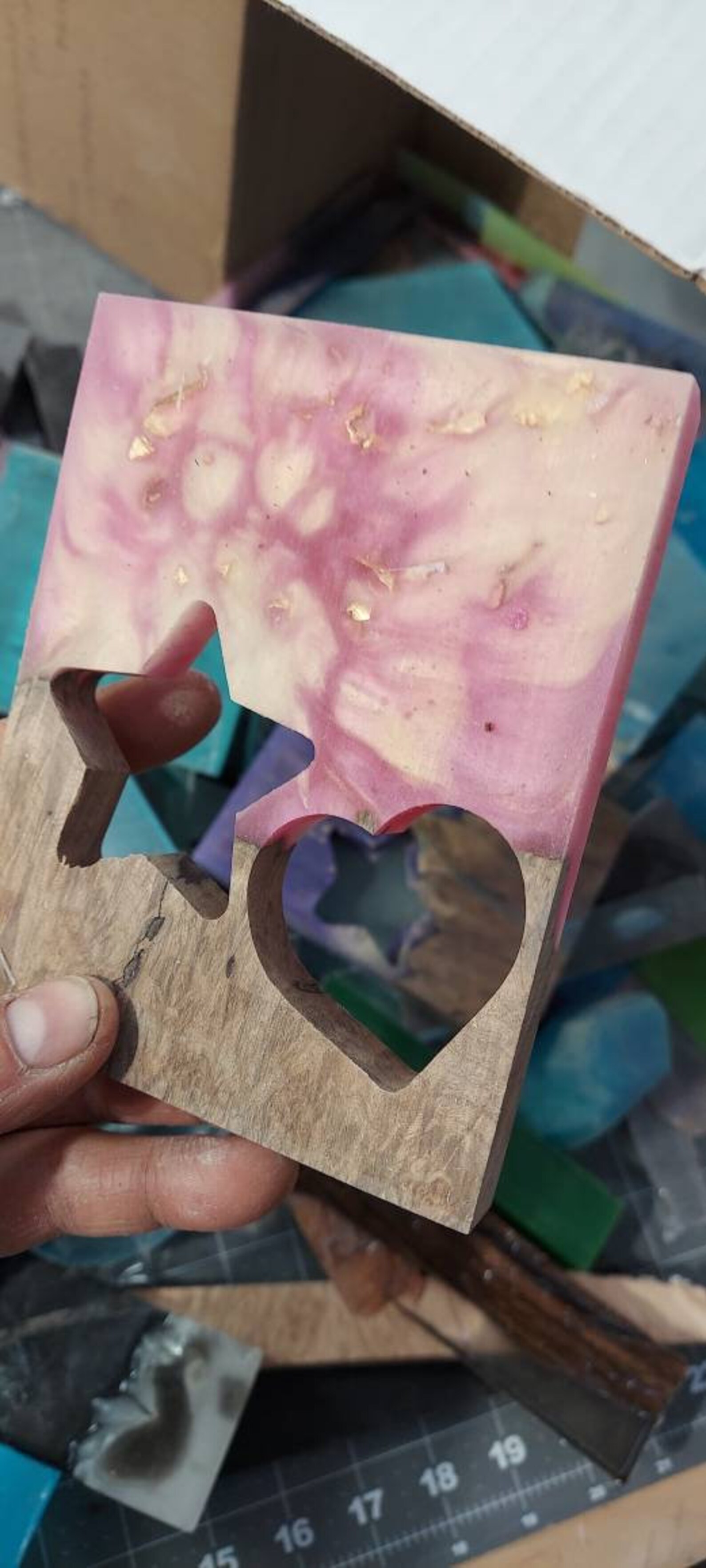 Large Flat Rate Box Filled With Hybrid Epoxy Cutoffs Etsy