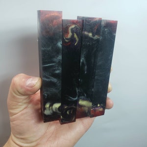 Faux burl Alumilite resin pen blanks